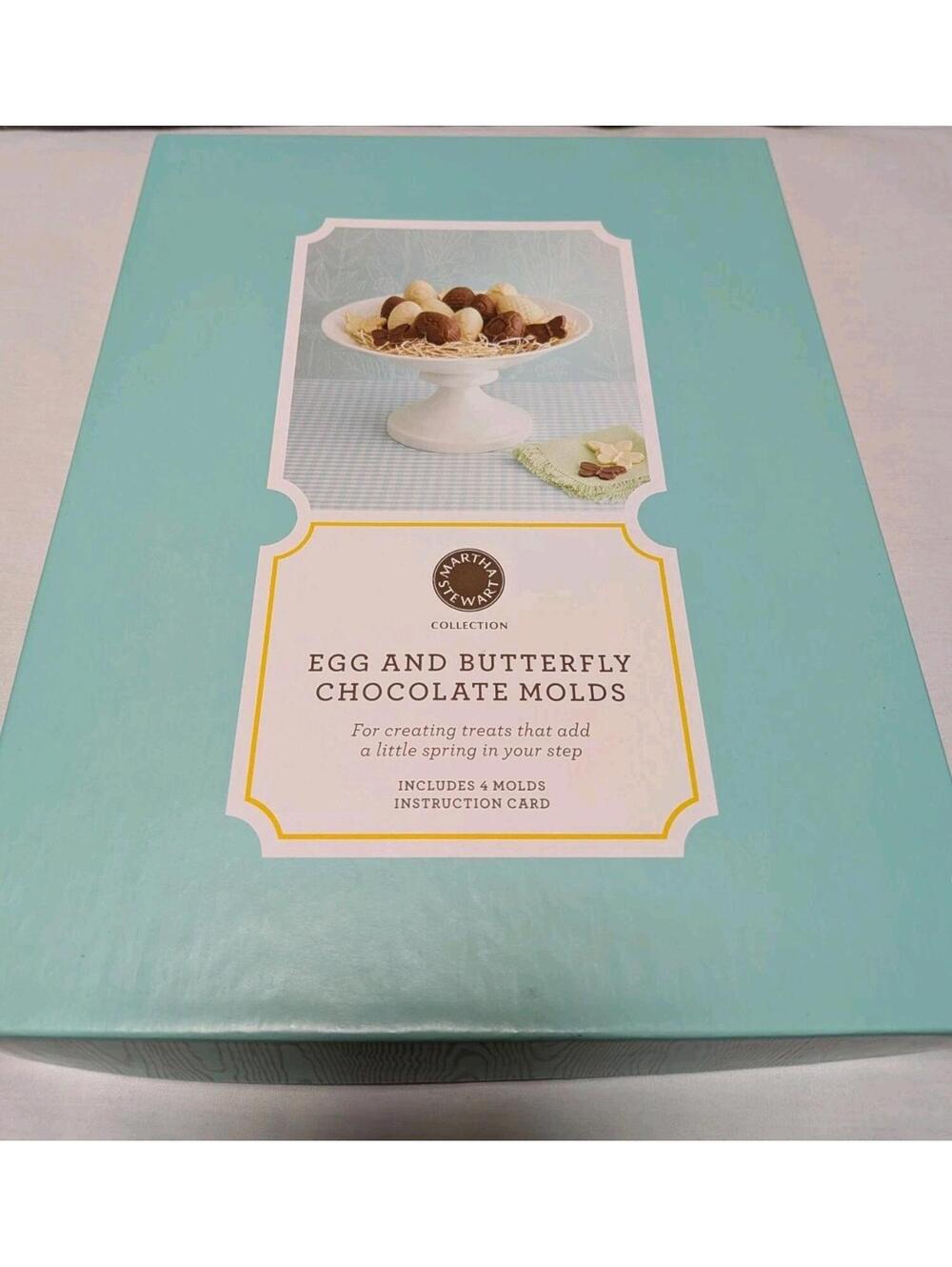 Martha Stewart Collection Egg & Butterfly Chocolate Molds - New/Sealed